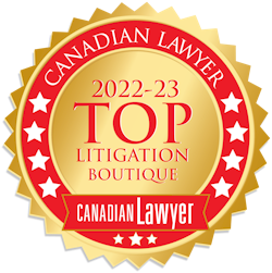 The 2022-2023 issue of Canadian Lawyer magazine names Hunter Litigation Chambers as one of the top litigation boutiques in Canada.